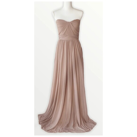 NWT Birdy Grey Dress CHICKY CONVERTIBLE DRESS Formal Pale Blush XL Formal - Picture 6 of 11